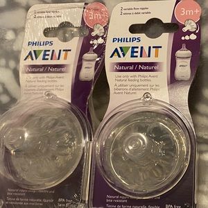 Avent Natural Nipples 3+ Variable Flow